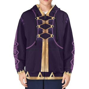 Robin Awakening cosplay inspired printed fabric hoodie or sweatshirt