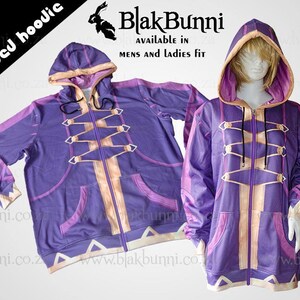 Robin Awakening cosplay inspired printed fabric hoodie or sweatshirt