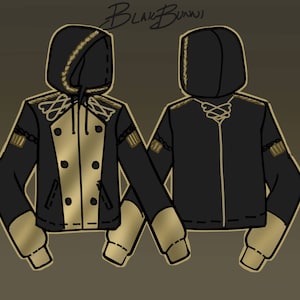 Garreg Mach pullover and zipper printed fabric hoodie or sweatshirt