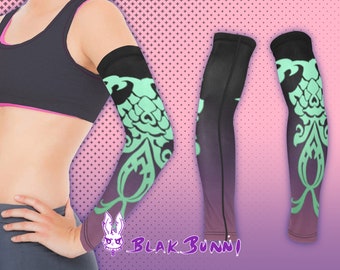 Wind demon cosplay printed tattoo arm sleeves