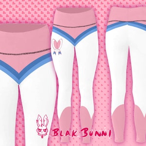 Sylveon cosplay  printed fabric leggings