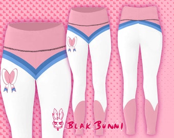 Sylveon cosplay  printed fabric leggings