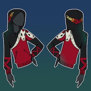 Prince of the Underworld cosplay printed fabric hoodie or sweatshirt