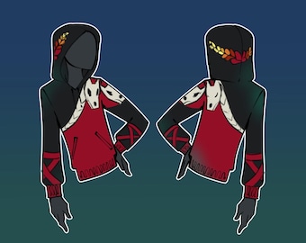 Prince of the Underworld cosplay printed fabric hoodie or sweatshirt