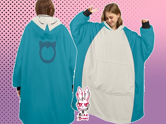 Snorlax Unisex Blanket Hoodie Cosplay One Size Etsy