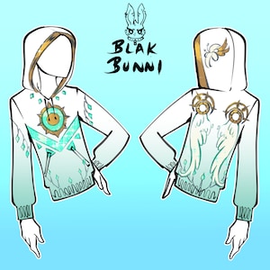 Barbatos Cosplay inspiriert bedruckter Stoff Hoodie oder Sweatshirt
