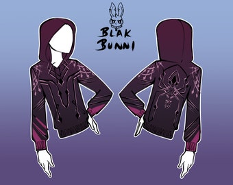 Kafka cosplay inspired printed fabric hoodie or sweatshirt