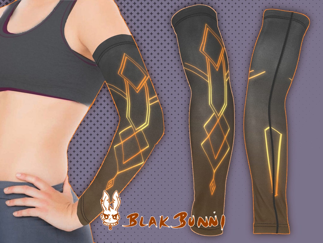 Geo Archon Cosplay Printed Tattoo Arm Sleeves - Etsy
