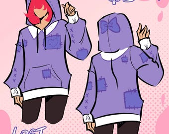 Ragatha ragdoll casual cosplay printed fabric hoodie or sweatshirts