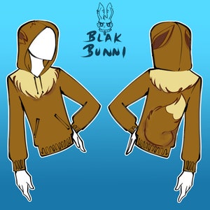 Eevee Pokemon Anime Manga 3d Zip Hoodie - Teeruto