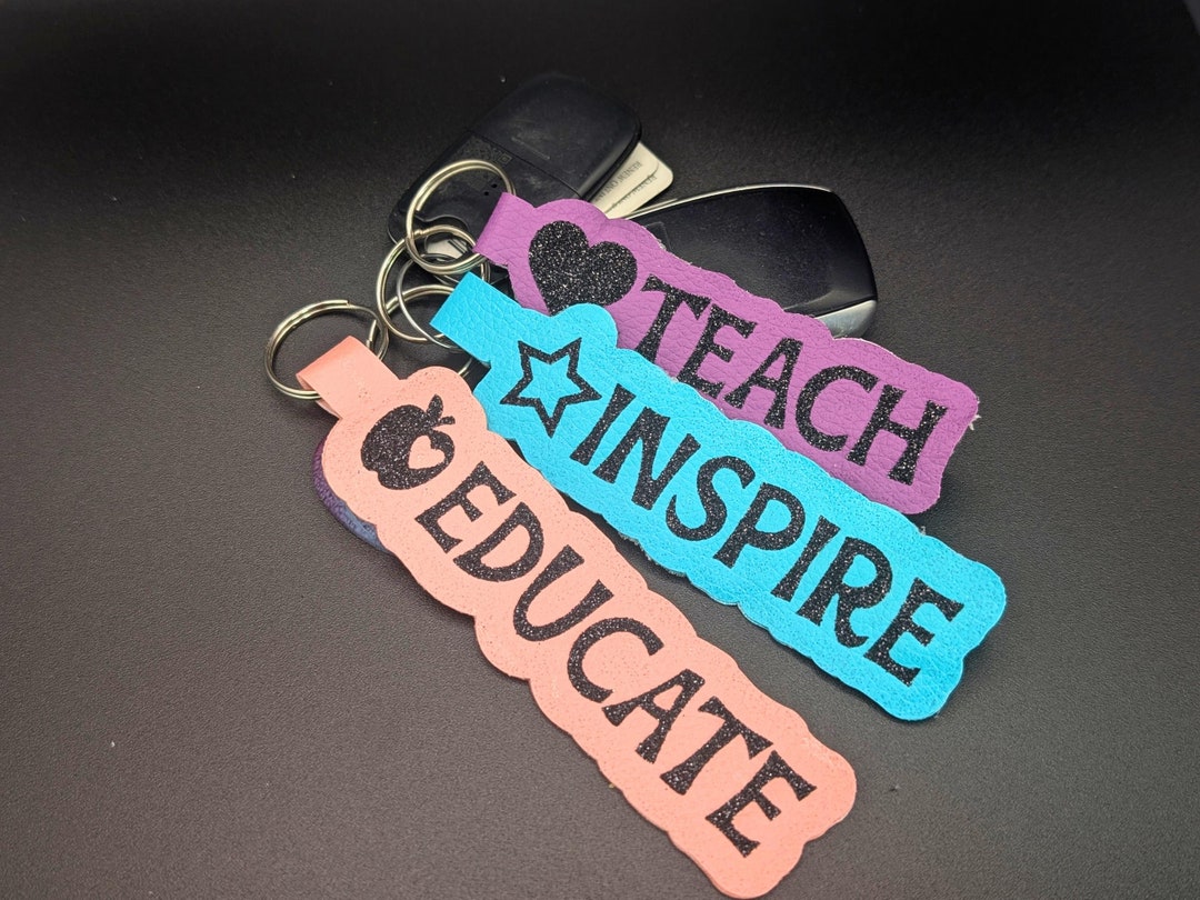 Personalized Teacher Keychain for Classroom Teaching Assistant Thank ...