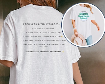 Diabetes Awareness T shirt, Diabetes Month, Gift for Diabetics, Type 1 Diabetes Shirt, Shirt for Diabetic, Funny t shirt, Diabetes Humor