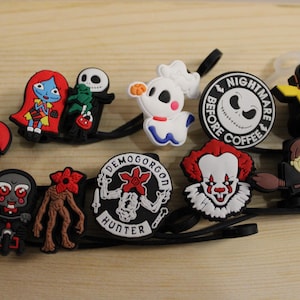 Leuke rietjestoppers | Stanley rietje voor bekers | Horrorfilm | Strobedels | Accessoires voor rietjes | Valentijnsdagcadeau 10 mm