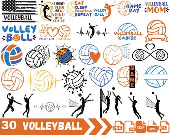 Volleyball Bundle Template, Volleyball Svg Png, Team Template, Volleyball Bundle, Volleyball Shirts, Personalized svg, Team Logo, Cut Files