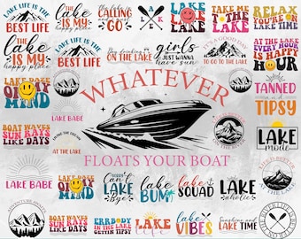 Lake Svg Bundle, Family Vacation Quotes, Lake life Svg, Family Svg, Camping Svg, Funny Quotes, Summer Lake Svg, Lake House Svg, For Cricut