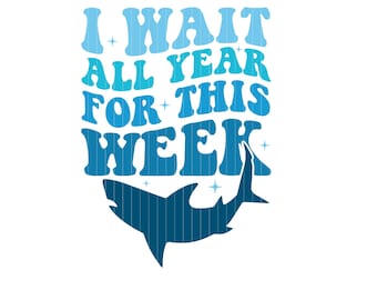 Funny Shark Lover SVG, Summer Marine Cut File (Digital Download)