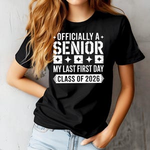 First Day of Senior Year Printable Sign First Day of School Sign 12th Grade Last 1st Day Senior Year 2026 Printable Digital Download