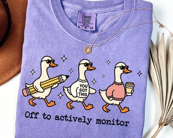 Off to Actively Monitor You Got This SVG PNG, Test Day Teacher Goose Png, TAAR Day Png, Testing Png, Don't Stress Do Your Best