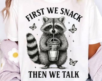 Funny Raccoon Sarcastic Saying PNG, Trendy Animal Design (Digital Download)
