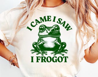 Funny Frog Sarcastic Quote PNG SVG, Retro Shirt Design (Digital Download)