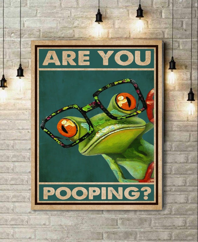 Discover Frog Are You Pooping Poster (Und)