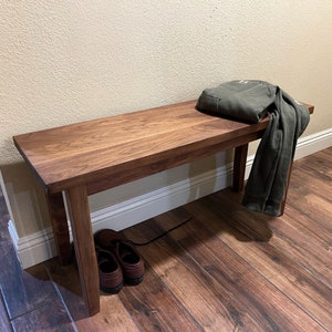 Wood Bench / Bench / Custom Wood Bench / Entry Bench / Custom Bench for Shoes