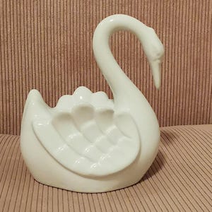 Pereiras Ceramic Swan Planter, Portugese Flower Pot