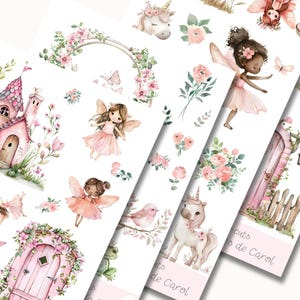 DIECUTS colección Los ANGELES de CAROL| Colección de papeles digital |  Papeles para imprimir | Formato A4 vertical de Tximeletascrap
