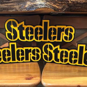 Pittsburgh Steelers Wooden Sign
