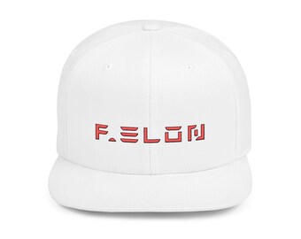 Satirical 'F' Elon Snapback Cap, Political Activist Hat