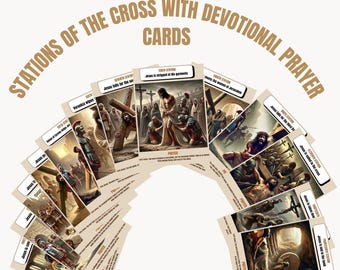 Katolicka sztuka Drogi Krzyżowej: wielkopostne obrazki modlitewne (do pobrania w wersji cyfrowej)