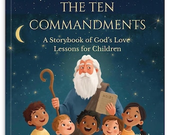 Dziesięć Przykazań – opowieść dla dzieci | Chrześcijańska książka dla dzieci | Wiarygodna opowieść biblijna na dobranoc