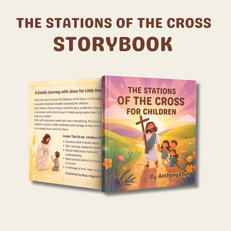 Stations of the Cross Printable for Kids: Catholic Lent Activity ...