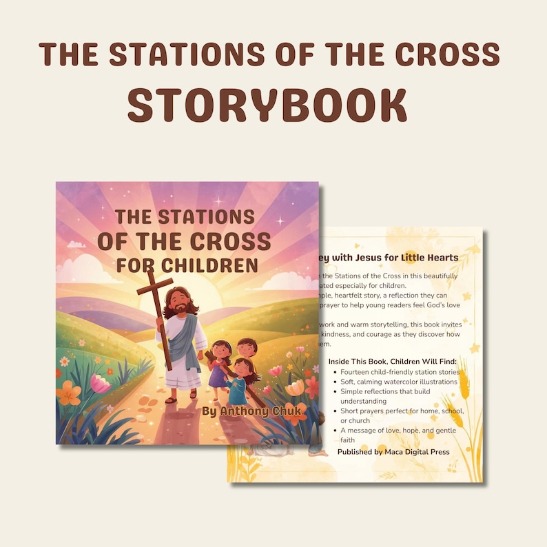 The First Stations of the Cross for Children • Christian Storybook ...