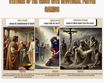 Katolicka sztuka Drogi Krzyżowej: wielkopostne obrazki modlitewne (do pobrania w wersji cyfrowej)