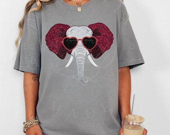 Sparkle Alabama PNG - Sparkle Elephant PNG - Alabama Football PNG Sublimation Dtf Transfer - Crimson Png - Women’s Alabama png