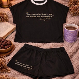 ACOTAR Inspired Pajama Set | Night Court Sleepwear