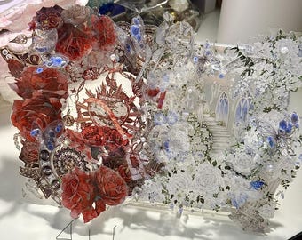 Protectores de fotos 3D, Protector de fotos decorativo, Portatarjetas fotográficas Kpop, Hecho a mano