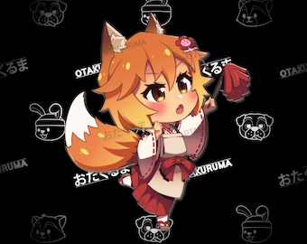 Senko [The Helpful Fox Senko-San] Chibi Car Vinyl Sticker