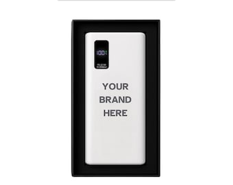 Cargador portátil con logotipo personalizado / Batería externa con logotipo personalizado / Cargador corporativo personalizado / Cargador de teléfono personalizado / Regalos promocionales personalizados