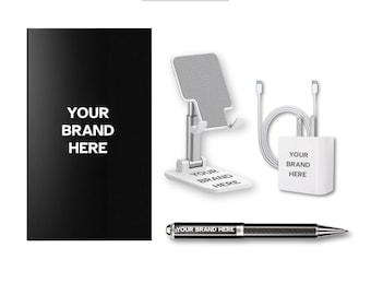 Conjunto de regalo corporativo con logotipo personalizado / Regalos de agradecimiento para clientes / Caja de regalo corporativa / Regalos personalizados / Regalo personalizado para clientes / Regalo promocional