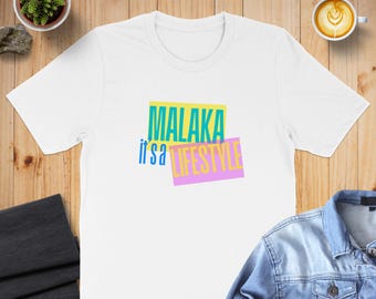 Malaka It’s a Lifestyle Shirt Funny Greek Slang Tee Greek Festival Gift for Friends and Hellenic Fans