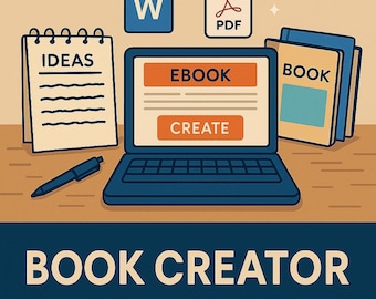 I will create a complete ebook of 30 to 100 pages with professional formatting in Word and PDF formats – full book creation service - eBooks