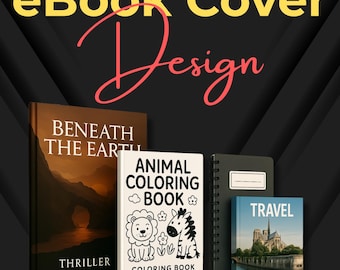 I will create 10 professional book covers with 10 mockup options to choose from- 10 eBook Covers (10 Options Each, 1 Final Mockup per Cover)