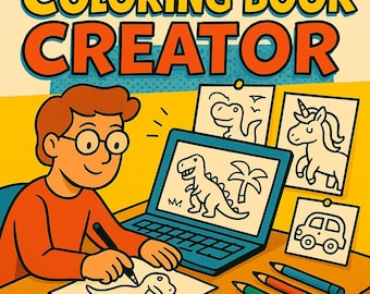 I will create 100 professional, custom coloring books, each with over 100 pages filled with beautiful designs to color - 100 Coloring eBooks