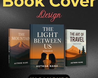 I will create a professional book cover with 10 mockup options to choose from - 1 eBook Cover (10 Options to Choose From, 1 Final Mockup)