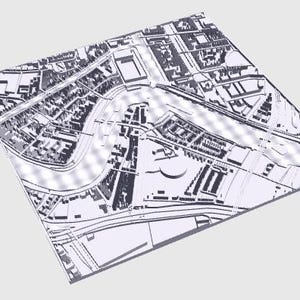 3D-kaart op adres