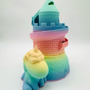 Kleingeldturm | Spardose | Einhorn | Budgeting | Sparen | Münzturm