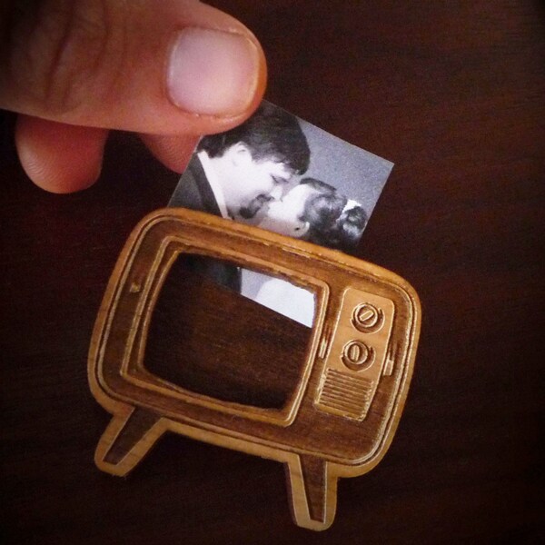 Retro TV Brooch/Pin