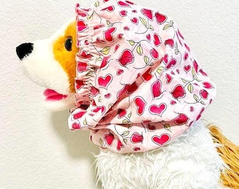 Cotton Dog Snood: Long Ear Mealtime Protector, Cavalier & Cocker Spaniel
